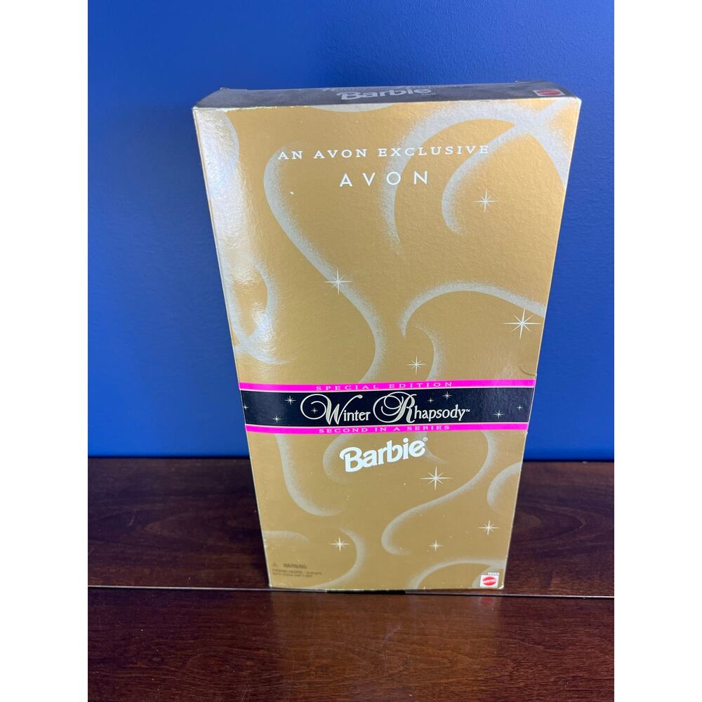 New In Box Winter Rhapsody Barbie 1996 Avon - Picture 2 of 3